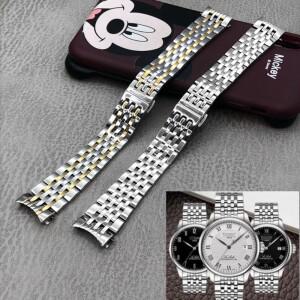 남성용 방수 스테인리스 스틸 시계 스트랩, Tissot T41/T006 Le Locle T006407b 1853, 19mm 손목