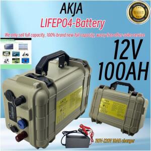 항공 화물 해양 추진 12V LiFePO4 리튬 배터리 실제 용량 100AH 6000 사이클 내장 BMS