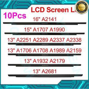 10Pcs LCD 화면 유리 트림 로고 베젤 전면 커버 MacBook Pro Air A1706 A1990 A2141 A1932 A2338 A2681