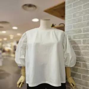 [레코브] LC61D9BL535X 우븐 배색 블라우스_P367232502