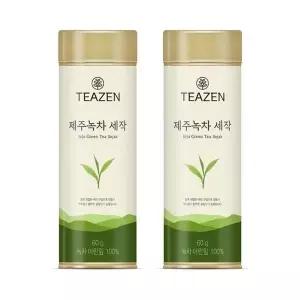 [셀러허브]티젠 제주 녹차 세작 60g x 2EA (S46344380)