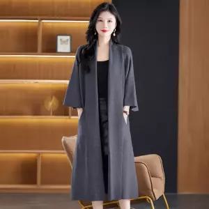 여자 롱 니트 봄 가을 아우터 스웨터 카디건 트렌디 롱가디건 무릎 7부 원픽3