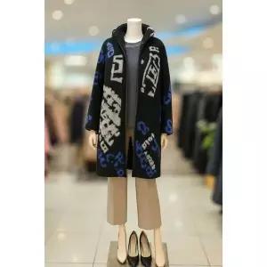 [하프클럽/] 세이브존05 노아르 블루 윈터 코트 SB49011BK