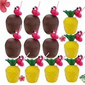 칵테일 파인애플 하와이 플라밍고 홈파티 50개