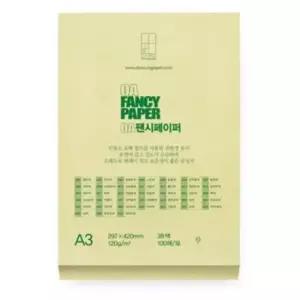 [문구/오피스] OA팬시페이퍼A3 120g M25 검정색 100매 두성