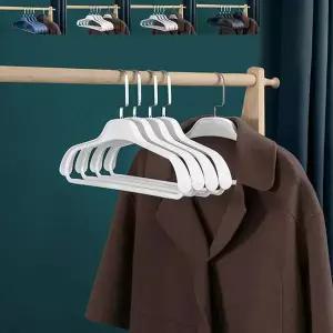 라운드 KTI363Y5 대형 옷걸이 10p 세탁 의류매장 옷가게 논슬립