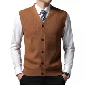 정장 민소매 가디건 니트조끼 브이넥 가을 스웨터 남자정장가디건