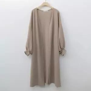 아이우먼 리버퍼플오픈롱가디건 NOK232M411 빅사이즈 (27282052A)