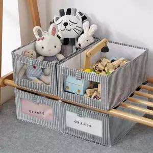 오픈형 WLI173X7 패브릭 정리함 수납 리빙박스 옷정리 언더베드