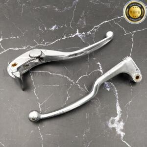 오토바이 크롬 왼쪽 및 오른쪽 클러치 브레이크 레버 핸들 혼다 CBR600RR CBR 600 RR 2007-2014