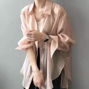 [디작소]심플 사이드 리본 포인트 데일리 여름 셔츠 (39783474)