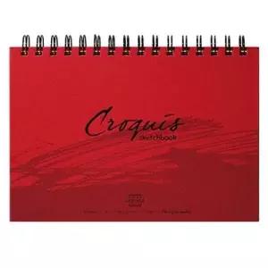 삼원)크로키하드커버스케치북 BG01CW05 A4(CS02/105g/80매)레드