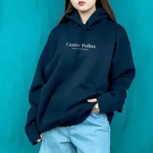 루즈핏 레터링후드티 롱후드티 (7635319A)