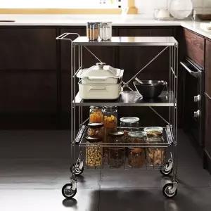 트롤러 무빙 2단트롤리 트레일러 서빙 주방