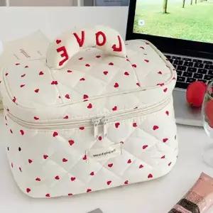 가방 레드 화장품 파우치 브러쉬 하트 화장품파우치