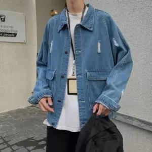 남자 청자켓 데님 잠바 트러커 외투 아우터 1컬러 남성청자켓