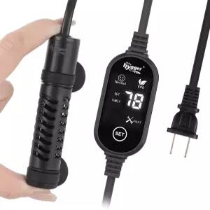 하이거 세라믹 잠수식 수족관 히터 외부 온도 조절기 자동 조절기가 장착된 새로운 방폭 어항