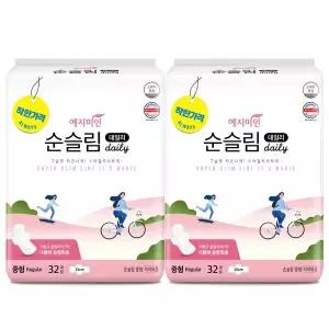 예지미인 순슬림 데일리 중형 32P X 2팩