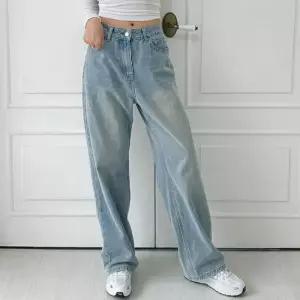 [신상오픈런]여성 3단기장 길이 선택 세미와이드 4컬러 청바지 (39139075)