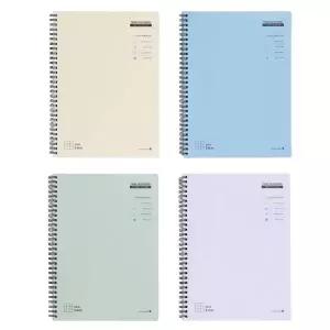 [셀러에이드]모닝글로리 그리드노트 테마컬러 5mm방안 스프링 노트 (16절)