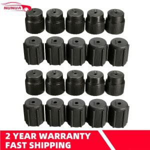 R134a 13mm & 에어컨 서비스 AC 시스템 충전 포트 캡 자동차 액세서리