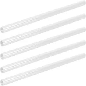 오이데마 5PCS 투명 경질 튜브 10mm/0.39인치 ID 및 12MM/0.47인치 OD 플라스틱 원형 폴리카보네이트