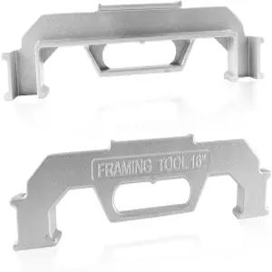 SmartHome 16인치 온센터 스터드 레이아웃 도구 정밀도 측정 프레임 프리미엄 주조 알루미늄 벽 바닥 지붕