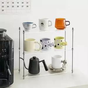 2단 SJT810M5 소품 향수 선반 컵받침대 싱크선반 양념통정리대