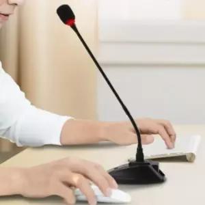 구즈넥 스탠드 회의용 방송용 게이밍 강의 강사 마이크