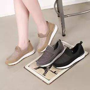 [옷자락]여자 데일리 편안한 쿠션 슬립온 운동화