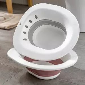 ( )가정용 임산부 좌변기용 접이식 대야 온욕 폴딩 좌욕기