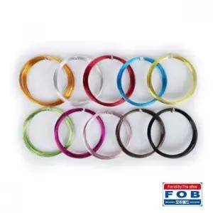 bns 포비 와이어 공예 칼라철사 두께 1.5mm x 4M 10개입