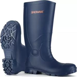 강화 스틸 섕크 방수 고무 부츠 내구성 콘크리트 야외 작업용 농업용 경량 머드 플레인 토