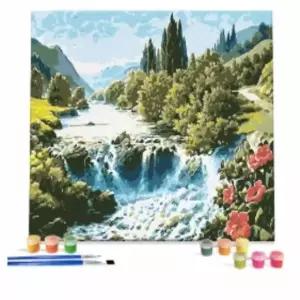 명화 페인팅 계곡 40X50 페인팅키트 DIY명화그리기