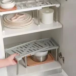 ( )길이조절 주방 싱크대 하부장 그릇 선반 정리 정리대