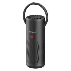 자동차용 론에어 무선 휴대용 공기청정기 작은 방 트루 헤파 필터가 장착된 사무실 용 여행용 USB C가 0도어 먼지 챔버 그레이 DS-2M DS-EV