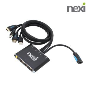 4K UHD 지원 HDMIKVM 본체 선택기/2포트 HDMI KVM 스위치 NX547