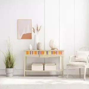 [퍼니프랑] 수입 유럽형 빈티지 엔틱가구 RG 31 3D 선반 파스텔 화장대 콘솔