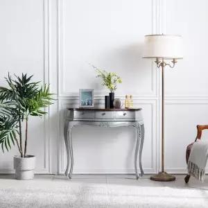 [퍼니프랑] 수입 유럽형 빈티지 엔틱가구 RG 46 3D 그레이 화장대 겸용 콘솔