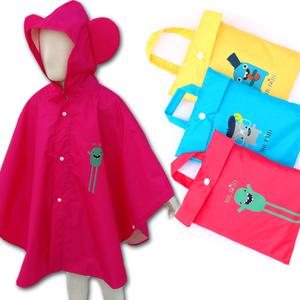 몬스터 아동레인코트/유아우비/어린이우비/판초/어린이집단체선물