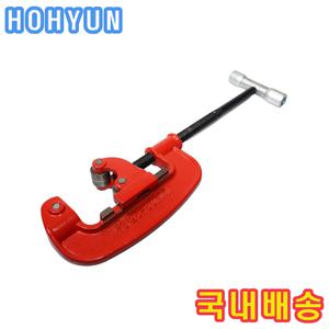 파이프절단기 직경 25-80mm 스틸 배관 아시바 수도관 컷터 수동 절단 커터 호현산업