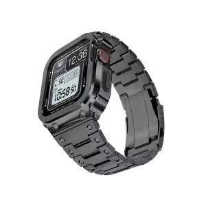 [하프클럽/암밴드]암밴드 무빙 포트리스 프로 블랙 / 애플워치 스트랩 케이스 44 / 45mm