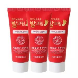 3개 매끈보들촉촉 발크림 엘라스틴 콜라겐 풋크림 60ml