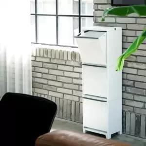 오피스큐 프랑코 스탠드 분리수거함 3단 352 x 270 x 1145mm