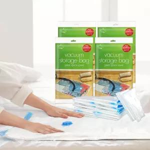 밸브형 진공 의류 이불 압축팩  4P 모음(소형, 중형, 대형, 특대형)