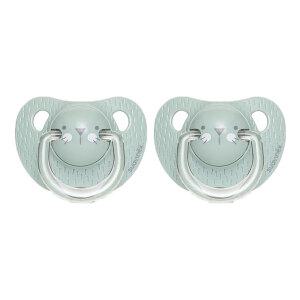 스와비넥스 휘게 아나토미컬형 쪽쪽이 1단계 실리콘 위스커 민트, 2개