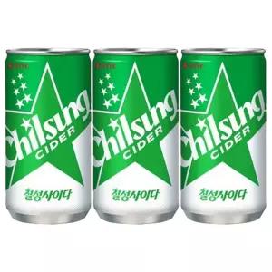 롯데 칠성사이다 190ml x 60캔 (30캔x2박스)