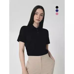 [하프클럽/밀레 골프]카라 반팔티 여성 3컬러 택1