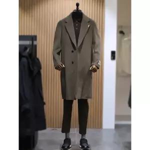 갤러리아 BON 2종 택1 캐시미어 구스다운 라이너 반 더블 헨드메이드 롱 코트