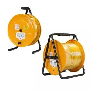 국산 전선릴 접지형 1.5SQ 28M 48M 57M 95M 전기 릴선 작업선 연장선 캠핑 리드선 IS-SL